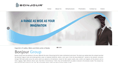 Desktop Screenshot of bonjourgroup.net